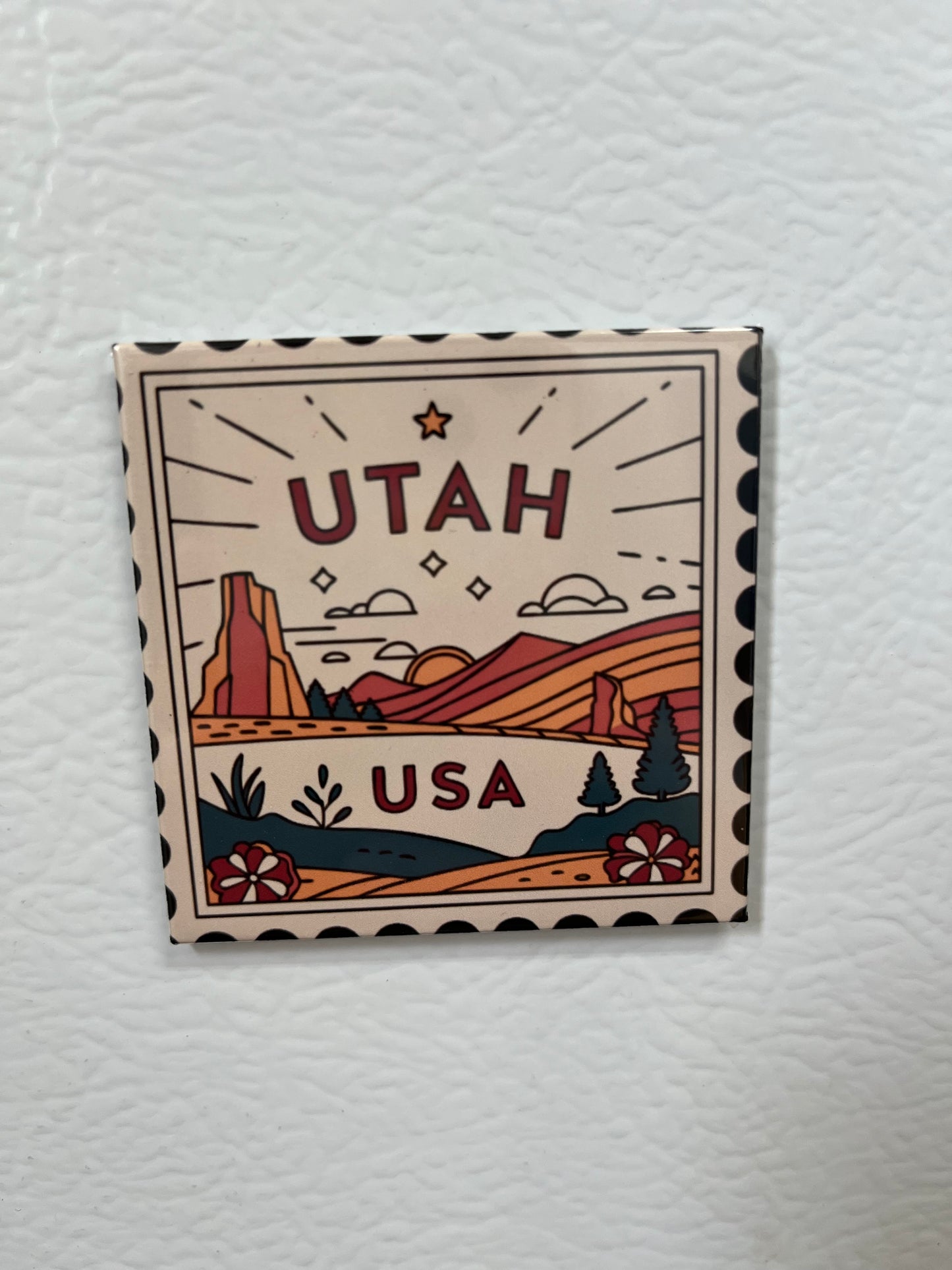 Utah Stamp Magnet